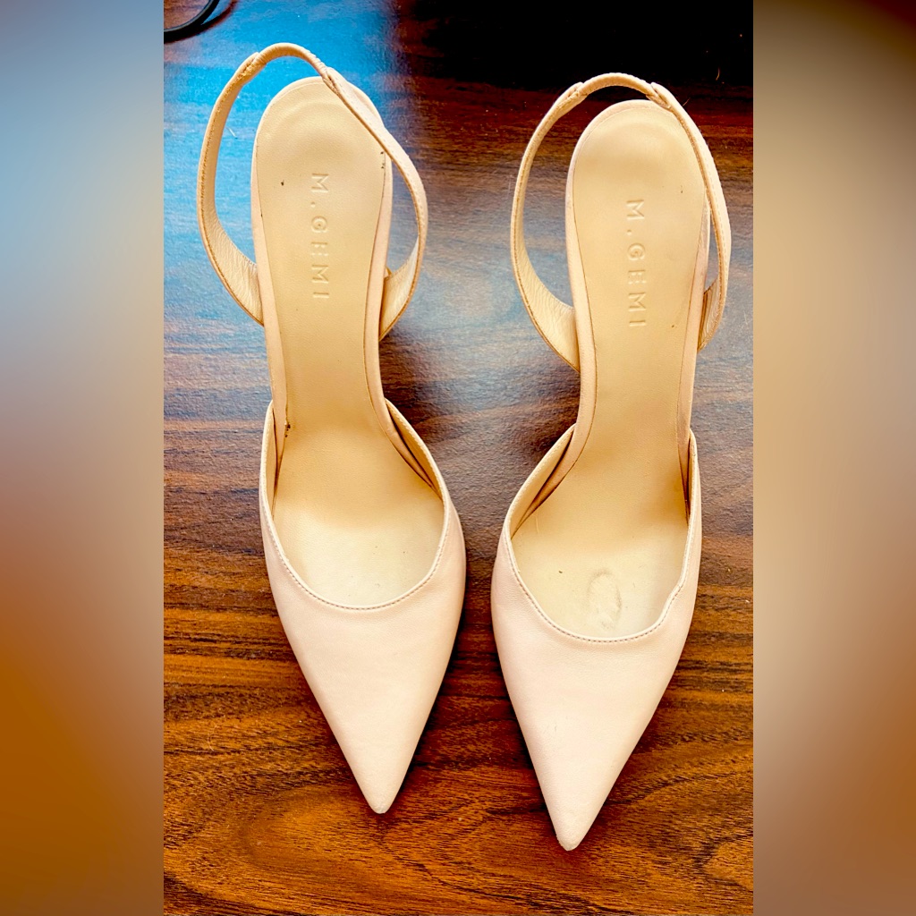 M. Gemi Mia 90mm Leather Heels